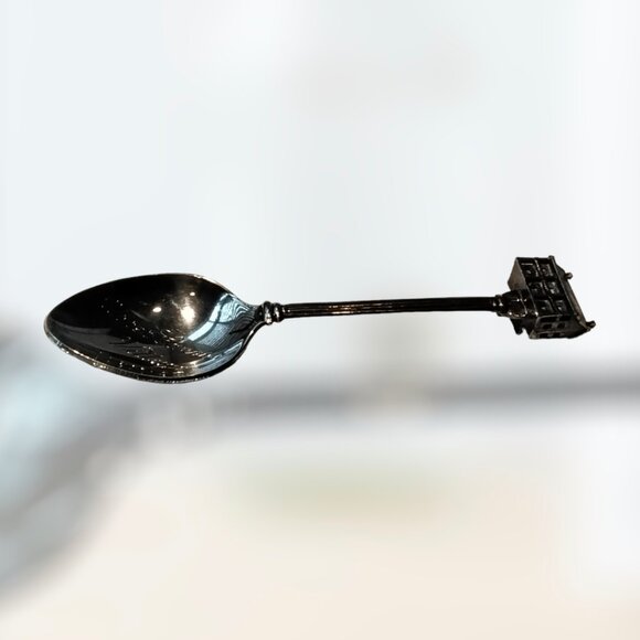 Upper Canada Village Spoon with 3D House Finial and Name on Bowl - Vintage - Picture 3 of 7